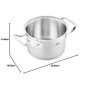 Faitout en Acier Inoxydable Fissler Original-Profi 16 cm avec Couvercle