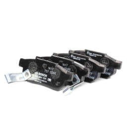 Plaquettes de Frein Arrière Bosch BP582 - Jeu de 4, Qualité Supérieure