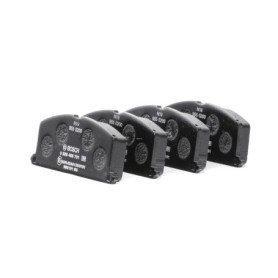 Plaquettes de Frein Avant Bosch BP733 - Jeu de 4, Réduction du Bruit et de la Poussière