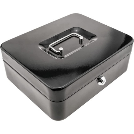 Boîte à Valeurs Anthracite Kippen - Caisse à Monnaie avec Serrure