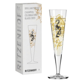 Flûte à Champagne Ritzenhoff Brillantnacht 200 ml - Élégance en Or Véritable