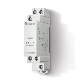 Relais bistable modulaire 230 Vac Finder avec inverseur 12 A
