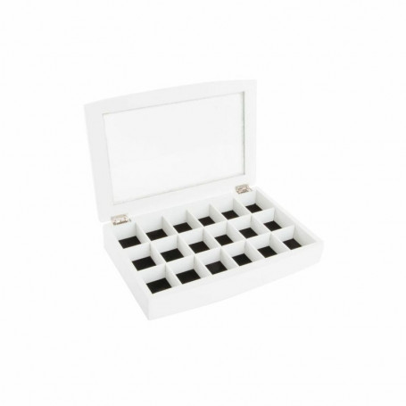 Boîte à bijoux DKD Home Decor Velours Romantique Bois MDF (30 x 20 x 5 cm) 37,99 €