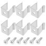 Lot de 50 Clips de Fixation en Acier Inoxydable pour Bandes LED