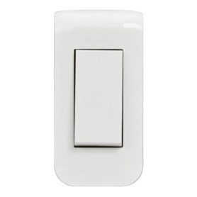 Kit Interrupteur Va-et-Vient Étroit Legrand Mosaic - Prêt à Installer avec Plaque et Boîte