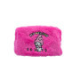 Trousse de Toilette Hello Kitty en Fausse Fourrure Rose - Pratique et Spacieuse