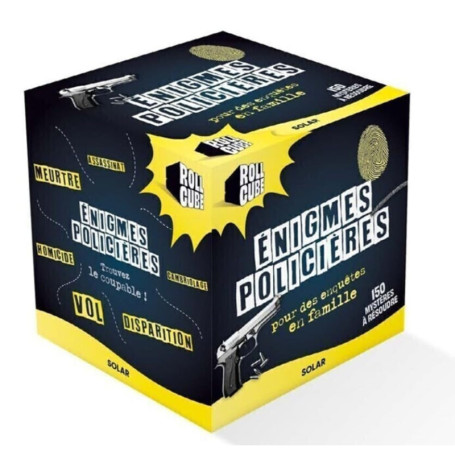 Rollcube : Enigmes Policières pour Enquêtes en Famille