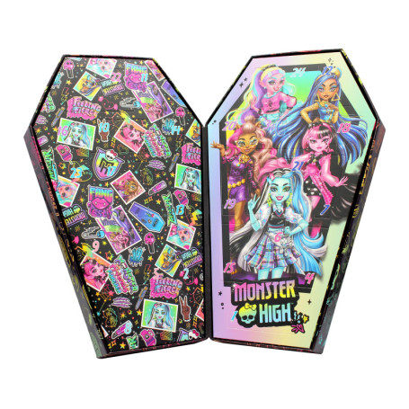 Calendrier de l'Avent Monster High avec Bijoux et Accessoires pour Cheveux