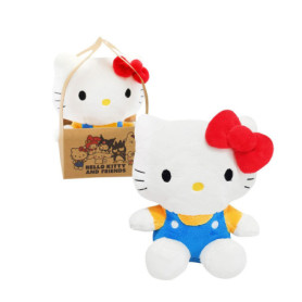 Peluche Hello Kitty Classique 14 cm avec Sac à Main en Carton