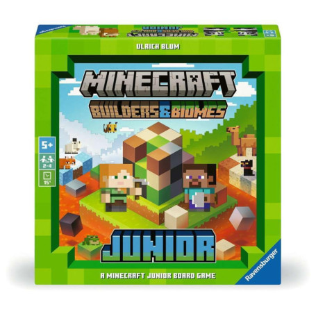 Ravensburger Minecraft Builders & Biomes Junior - Jeu Coopératif pour Enfants