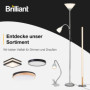 Lampe à pince flexible Brilliant avec éclairage LED blanc