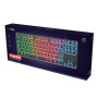 Clavier Gamer Trust GXTrust 833 TKL AZERTY avec Éclairage LED Multicolore