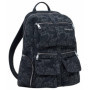 Sac à dos Desigual Chester en denim noir avec broderies