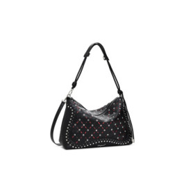 Sac à épaule Desigual Leiria Yankee en noir - Élégance et praticité