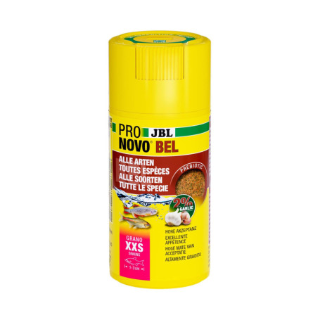 JBL ProNovo Bel Grano - Aliment Granulé pour Poissons d'Aquarium 1-3 cm, 100 ml