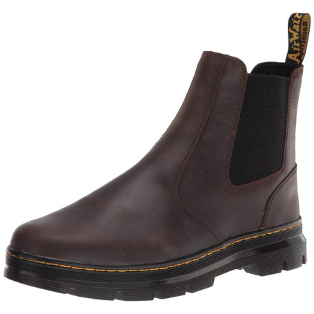 Bottes Chelsea Dr. Martens Embury pour Homme en Cuir Gaucho Crazy Horse