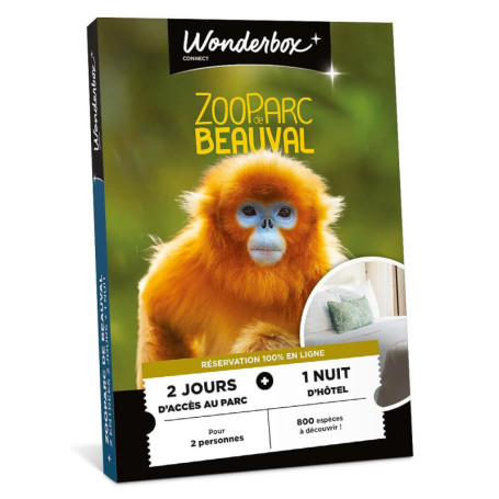 Coffret Cadeau Séjour au ZooParc de Beauval - 2 Jours et 1 Nuit pour 2 Personnes