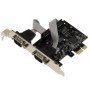 Carte Contrôleur PCIe 2 Ports RS232 DB9 - KALEA-INFORMATIQUE