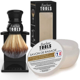 Kit de Rasage Premium avec Blaireau et Savon 150ml - Barber Tools