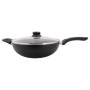 Wok Anti-Adhésif en Aluminium 30 cm avec Couvercle - Cosy & Trendy