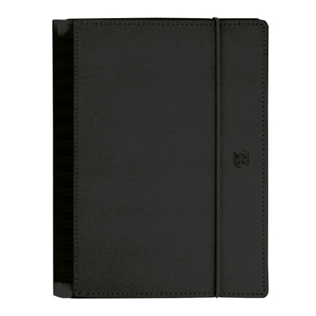 Agenda Oxford MyFab 2026 A5 1 jour par page - Couverture rigide noire