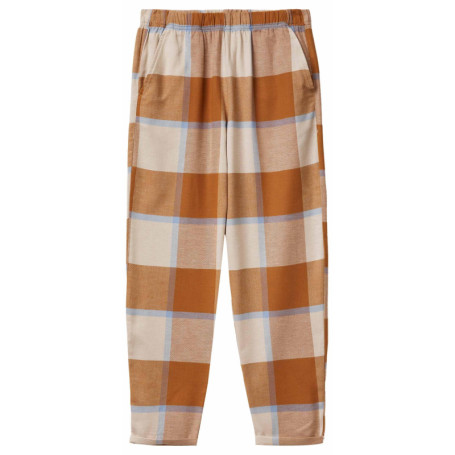 Pantalon Crème Effilé en Flanelle pour Femmes - United Colors of Benetton