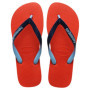 Pantoufles Havaianas Brasil Logo Enfant - Orange Sanguine