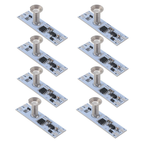 EMSea Lot de 8 Modules Tactiles LED pour Éclairage d'Armoire et Bandes Lumineuses