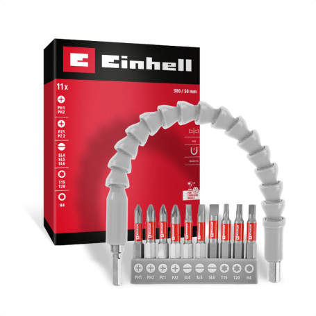 Coffret d'Embouts Flexibles Einhell - 11 Pièces pour Vissage Précis