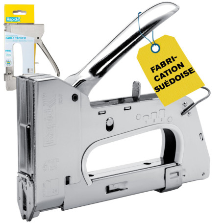 Agrafeuse Rapid PRO R28 pour Câbles - Performance et Confort Ergonomique