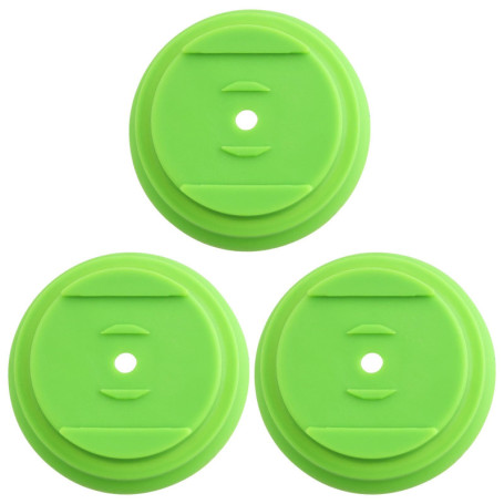 ECSiNG Lot de 3 Bases de Lame de Tondeuse en Plastique 64x20mm