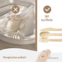 Lot de 20 fourchettes en bois biodégradables - Wisefood