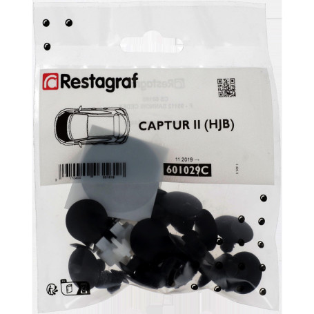 Kit de Fixations Complet pour Capot CAPTUR II - Réparation et Remplacement