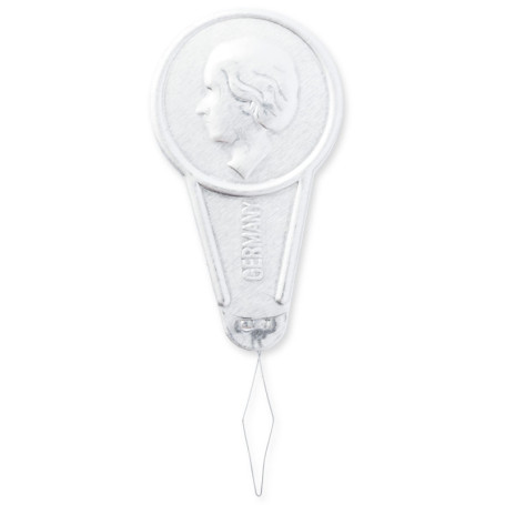 Enfile-aiguille en Aluminium Prym - 100 Pièces Argentées