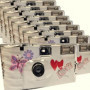 Pack de 10 Appareils Photo Jetables PHOTO PORST - Papillon avec Flash et Film