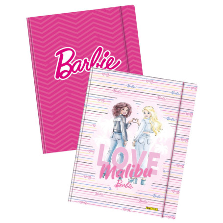 Classeur A4 Barbie Design - Trieur en carton pour enfants