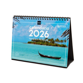 Calendrier de Bureau 2026 avec Paysages Paradisiaques - Finocam