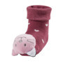 Chaussettes Hochet pour Bébé Chat - Rose Baies - Sterntaler
