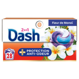 Dash PODS 2-en-1 Capsules Lessive Fleurs de Monoï - 112 Lavages