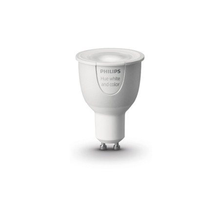 Ampoule LED Connectée Philips Hue GU10 - Verre Blanc 6,5 W