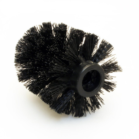 Brosse WC Design avec Support en Noir - Blomus