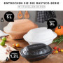 Cocotte Römertopf RUSTICO 5L pour 6 personnes - Céramique blanche