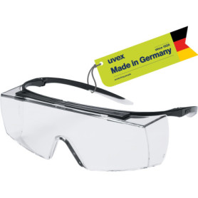 Lunettes de Protection Uvex Super f OTG - Anti-Buée et Résistantes aux Rayures