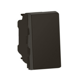 Interrupteur Mural Noir Mat Legrand Mosaic 10A - Simple ou Va-et-vient