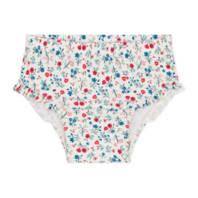 Maillot Culotte Bébé Fille Petit Bateau Blanc Multicolore 24 Mois