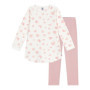 Chemise de Nuit et Legging Enfant en Molleton Cœurs - Petit Bateau
