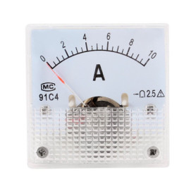 Ampèremètre Analogique DC 0-10A pour Test de Circuit - uxcell