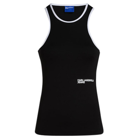 Débardeur Milano Racer Noir pour Femme - Karl Lagerfeld Jeans