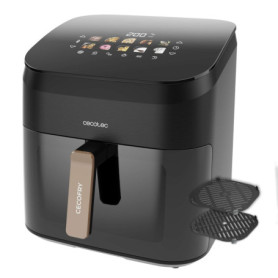 Cecotec Friteuse à Air 8,5L avec Double Gril et Fumoir - Dorure Parfaite