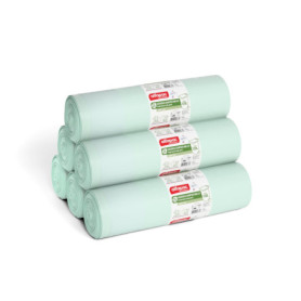Housses Compostables 120L pour Bac Roulant - Carton de 200 - Alfapac